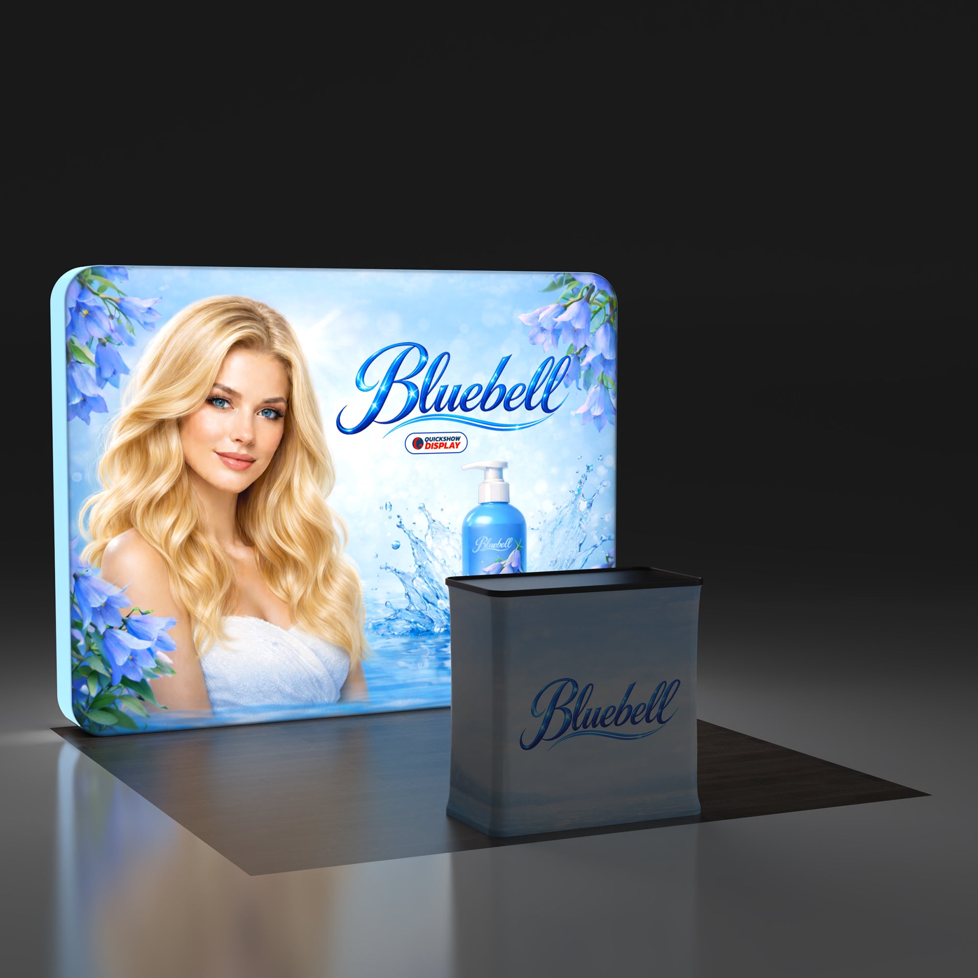 10ft TenseLight™ Booth Kit B - QuickShowDisplay