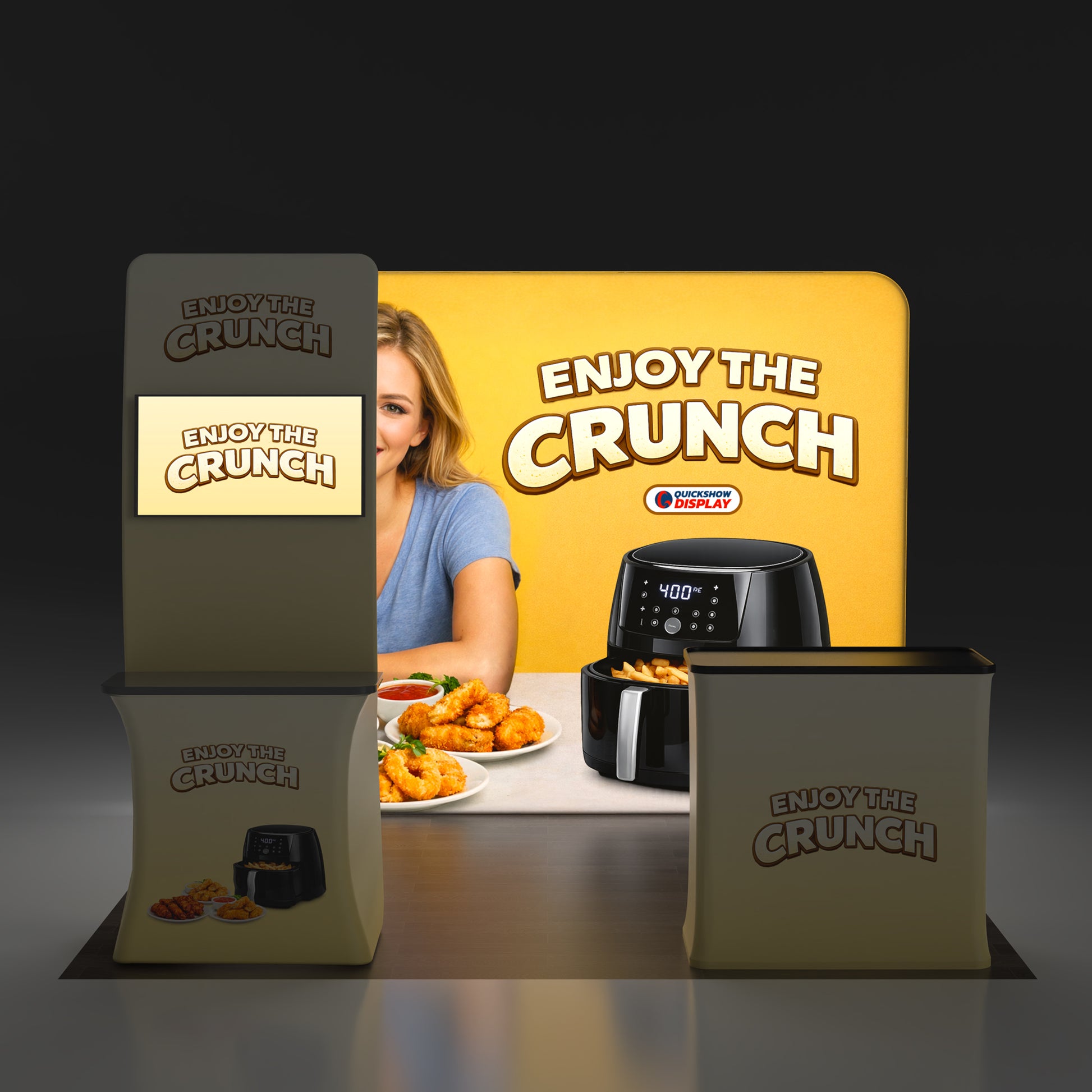 10ft TenseLight™ Booth Kit C - QuickShowDisplay