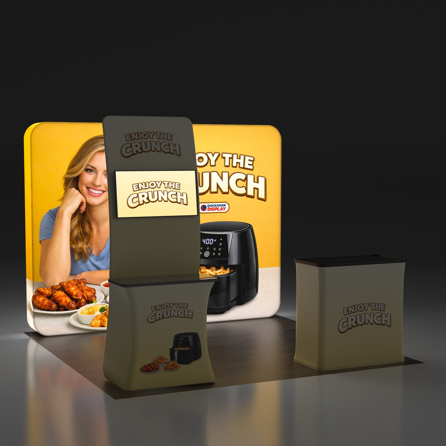 10ft TenseLight™ Booth Kit C - QuickShowDisplay