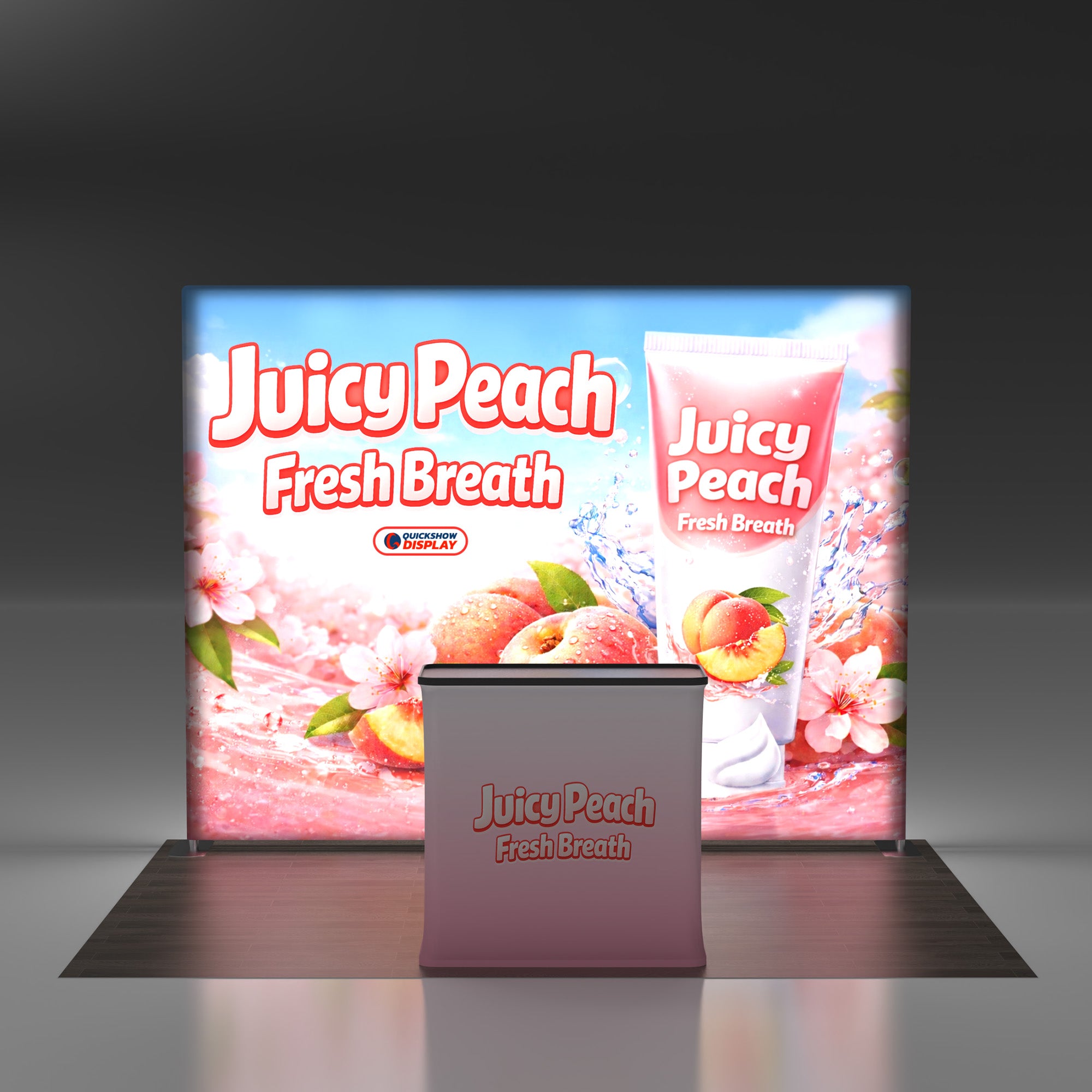 10ft TenseLight™ Booth Kit D - QuickShowDisplay