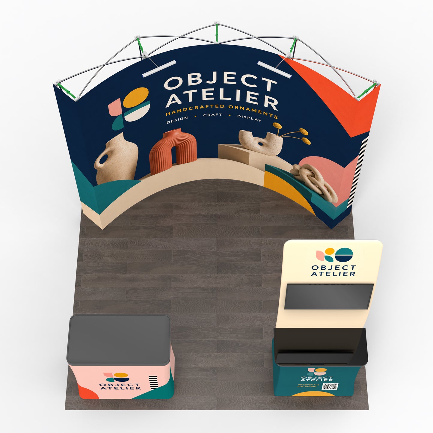 10x10 TensePop™ Modular Booth Display A