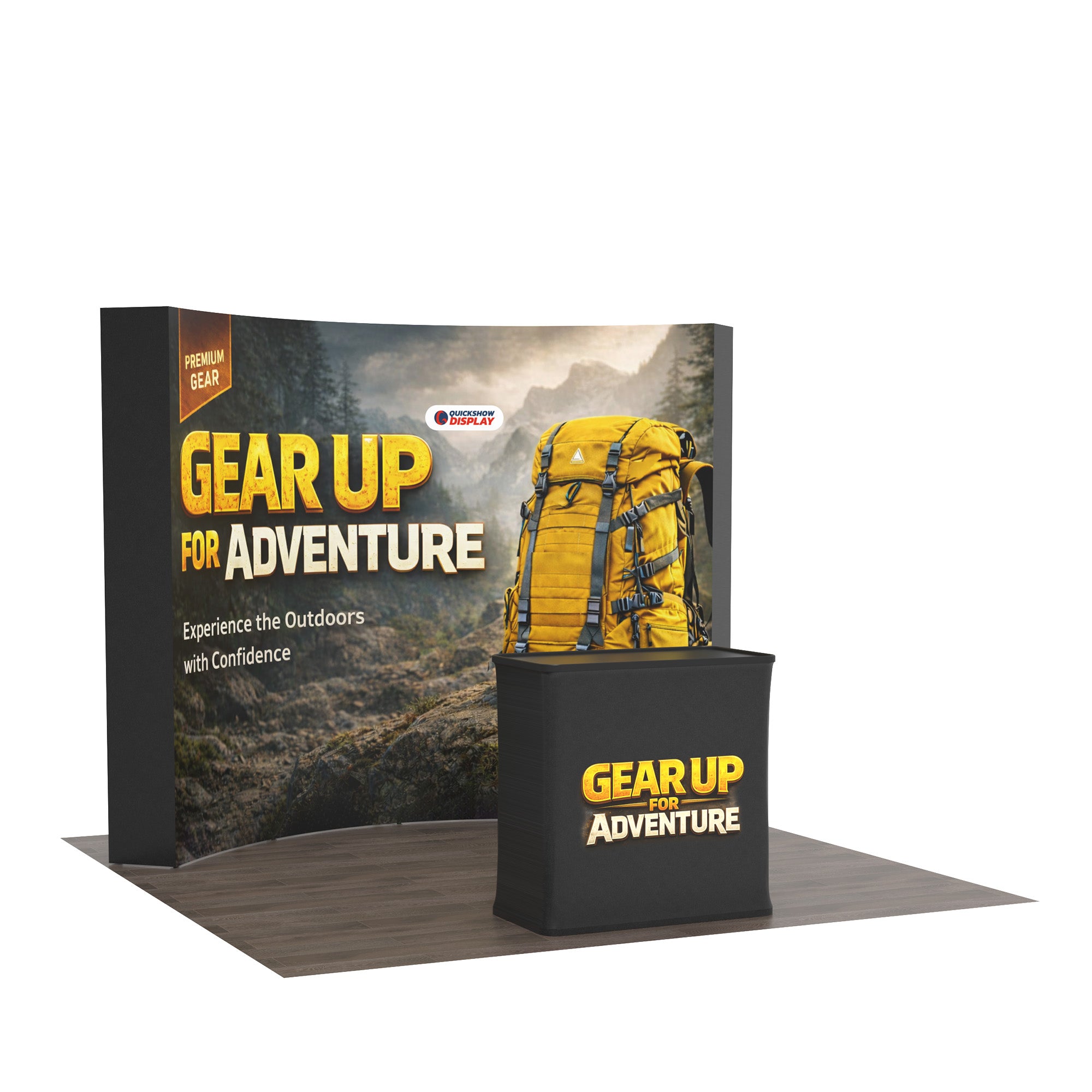 10ft TensePop™ Booth-Curved