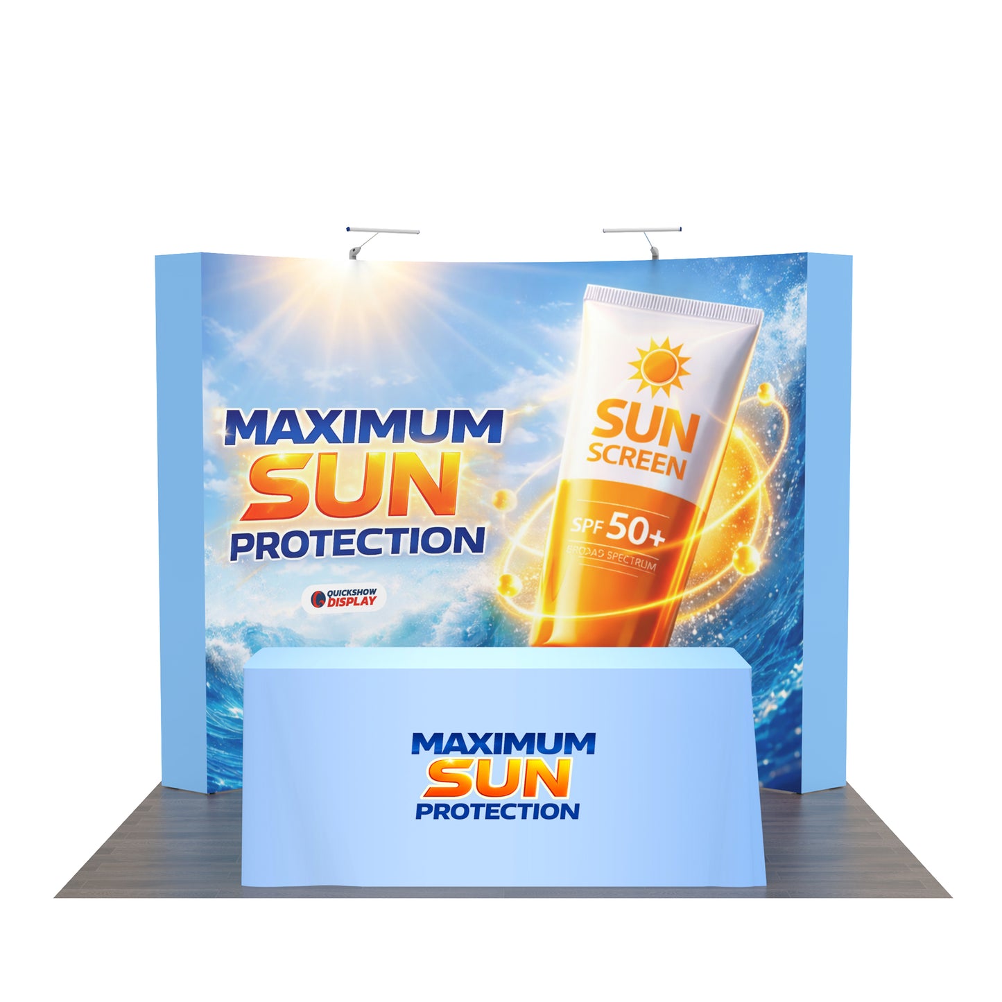 10x10 TensePop™ Booth Kit B - QuickShowDisplay