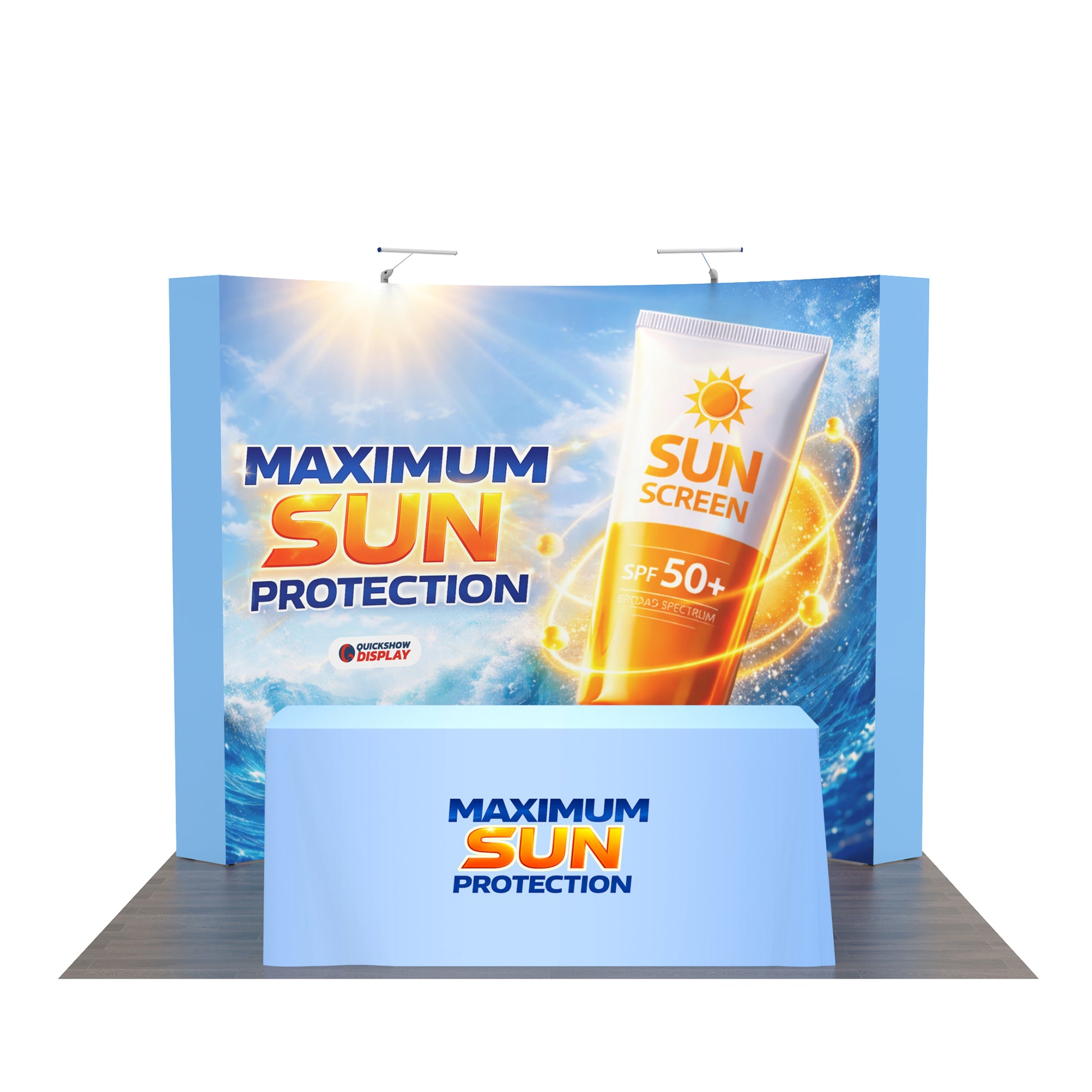 10x10 TensePop™ Booth Kit B - QuickShowDisplay