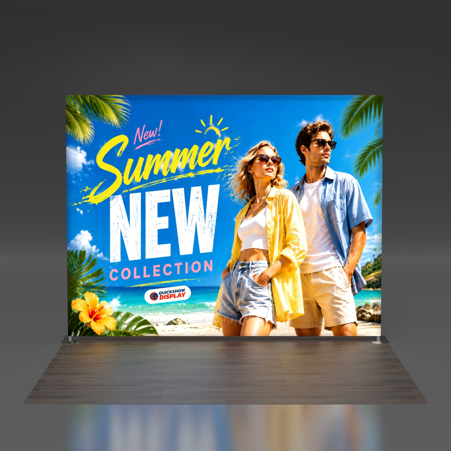 10ft TenseLight™ Tension Fabric Display - QuickShowDisplay