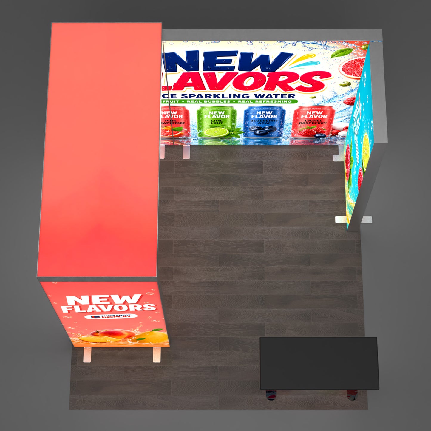 10ft EdgeLumi™ Booth Kit B | Backlit SEG Trade Show Display