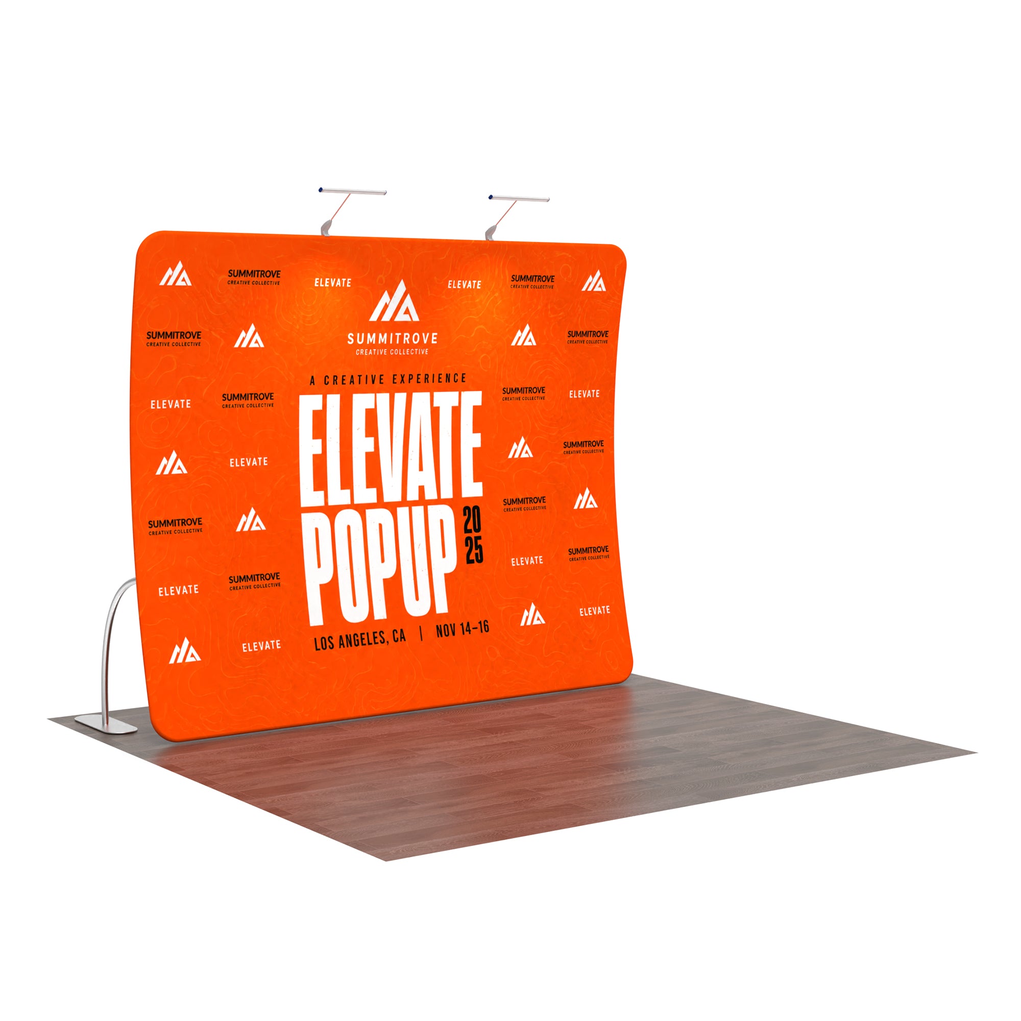10ft TenseFlex™ U-Shaped Fabric Backdrop Display