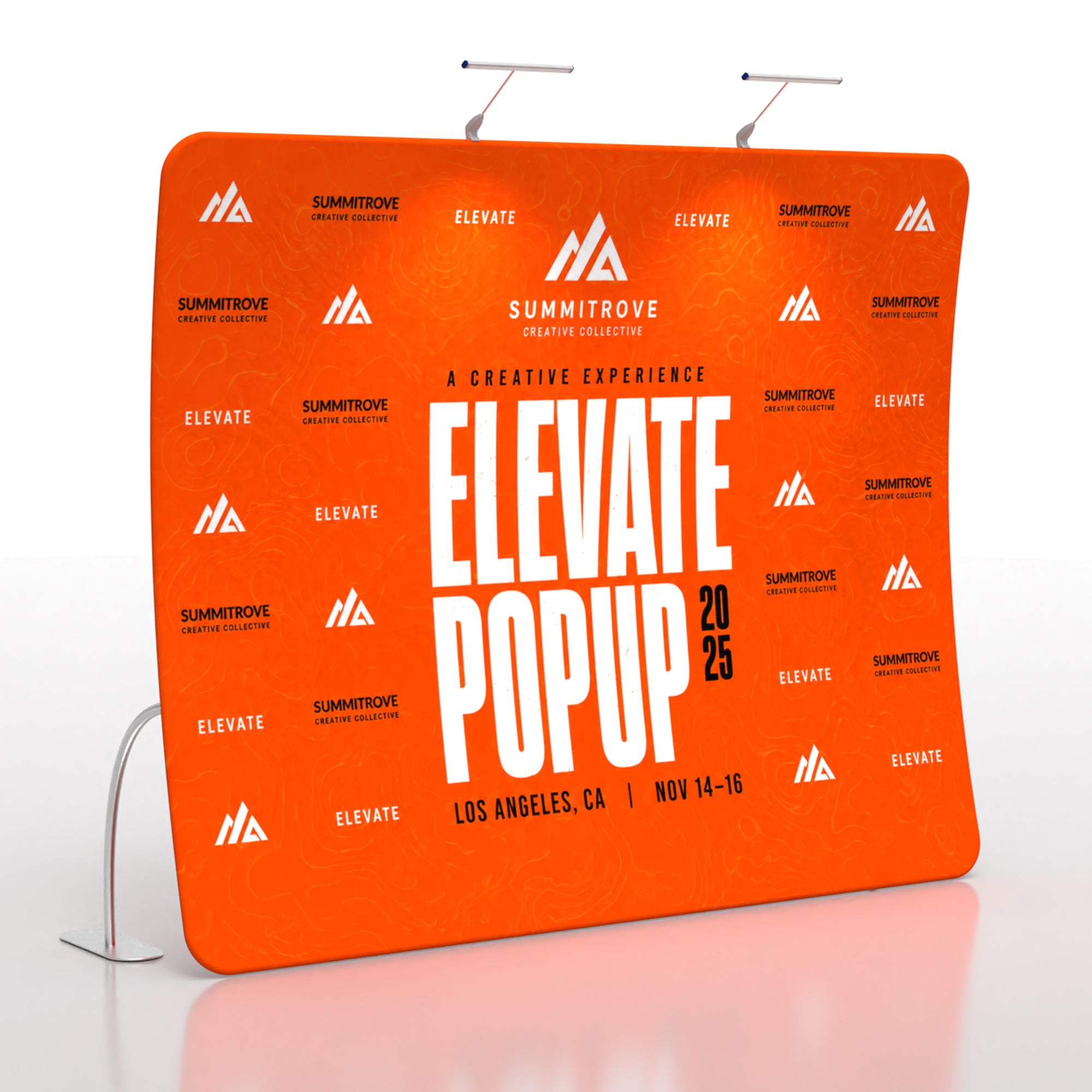 10ft TenseFlex™ U-Shaped Fabric Backdrop Display