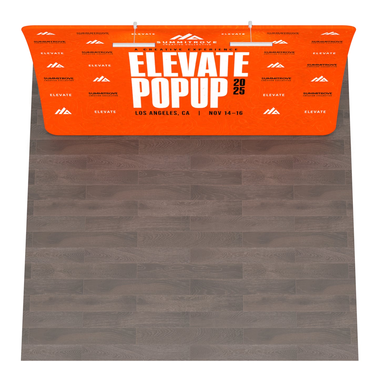10ft TenseFlex™ U-Shaped Fabric Backdrop Display