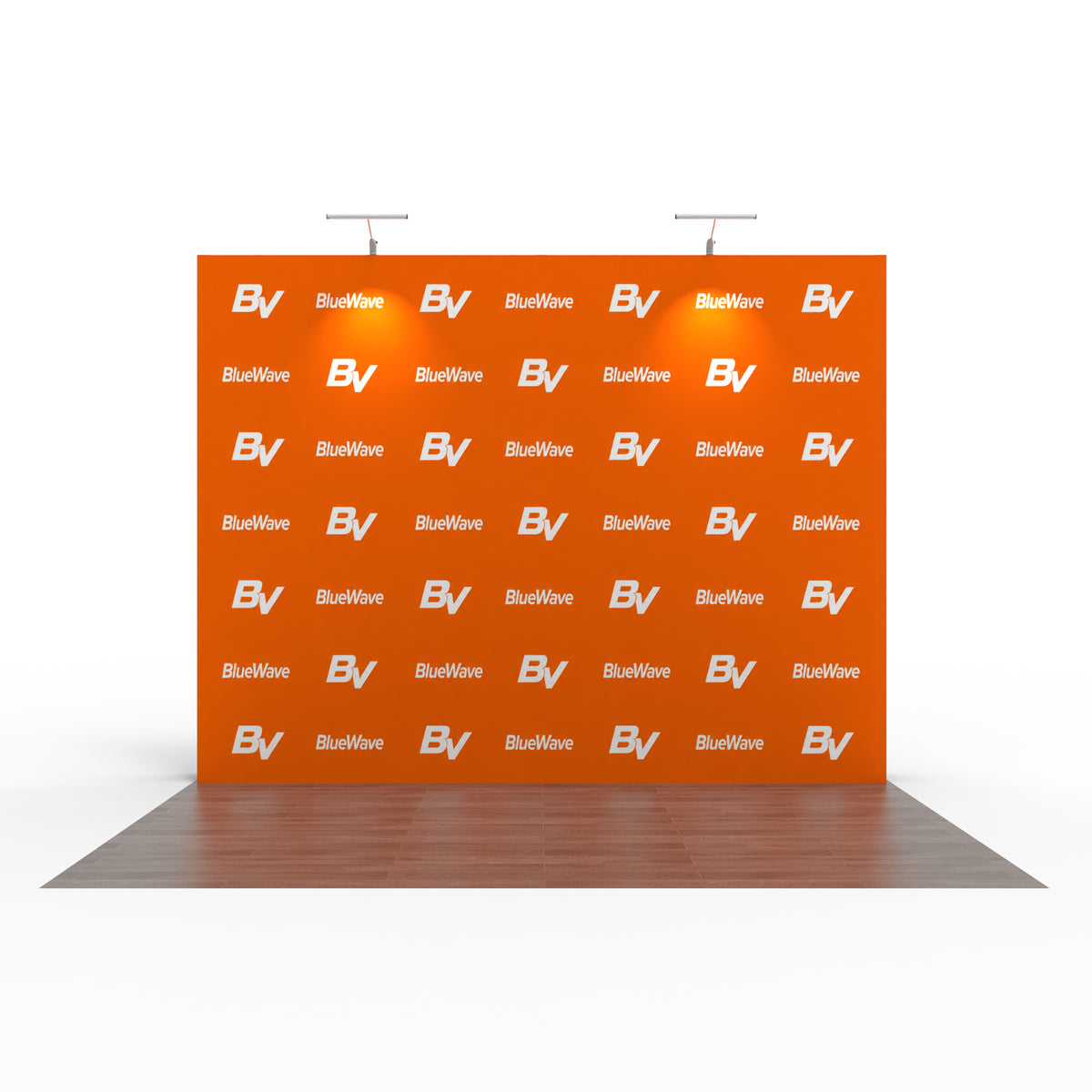 10ft TensePop™ Straight Pop-Up Fabric Backdrop - QuickShowDisplay