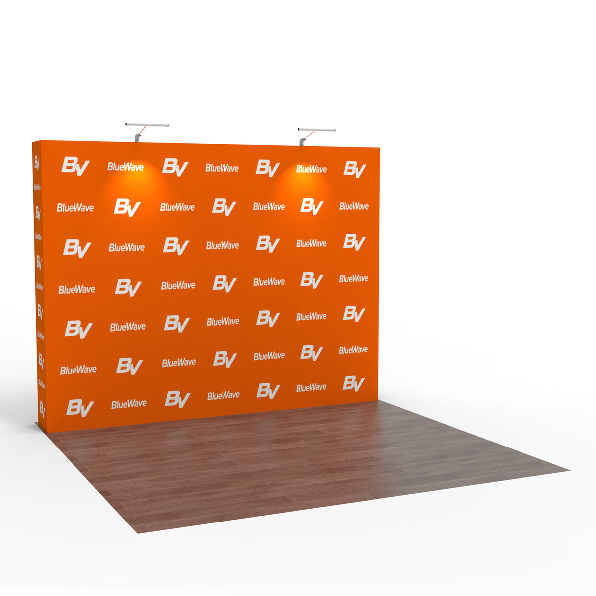 10ft TensePop™ Straight Pop-Up Fabric Backdrop - QuickShowDisplay