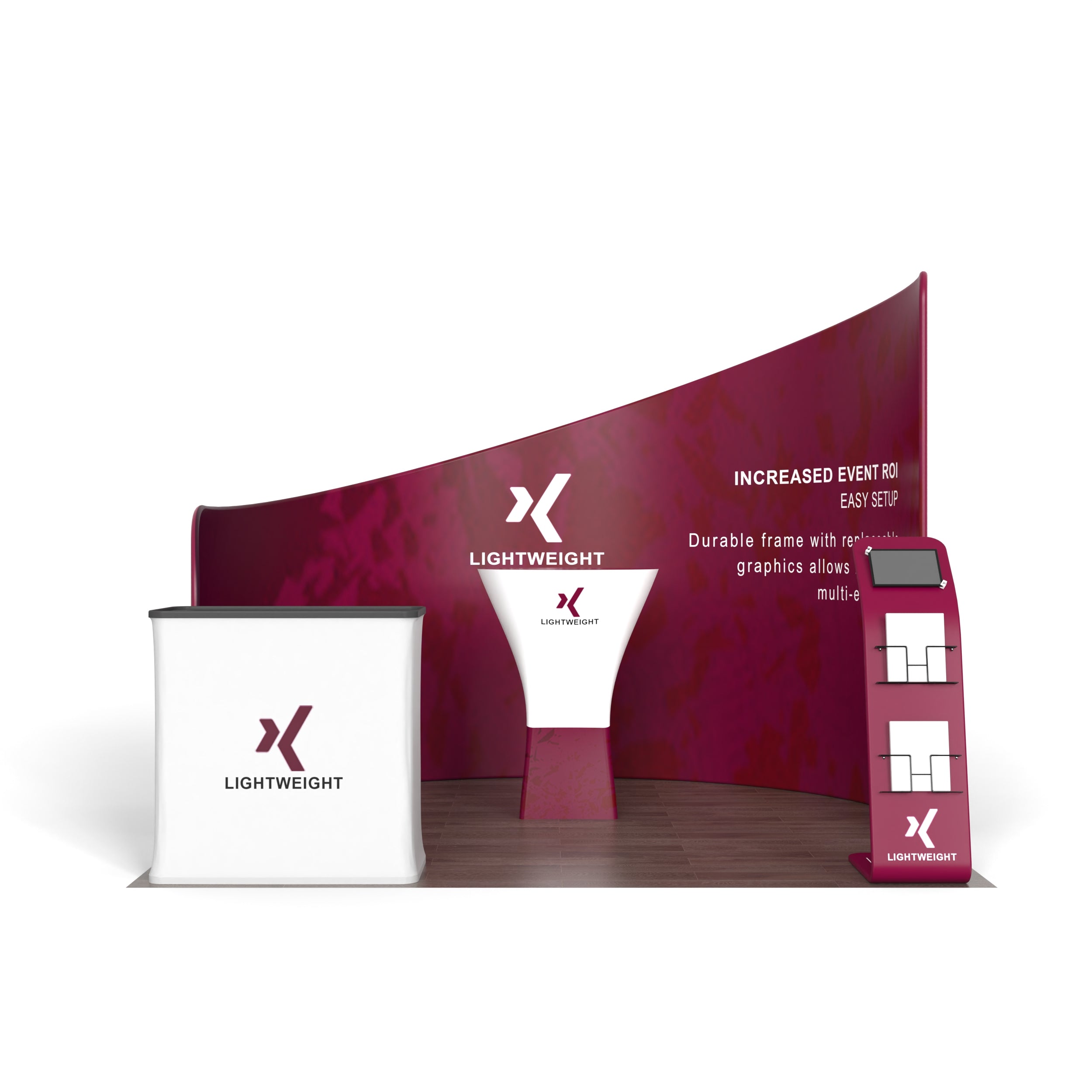10x10 Inline Trade Show Booth 08