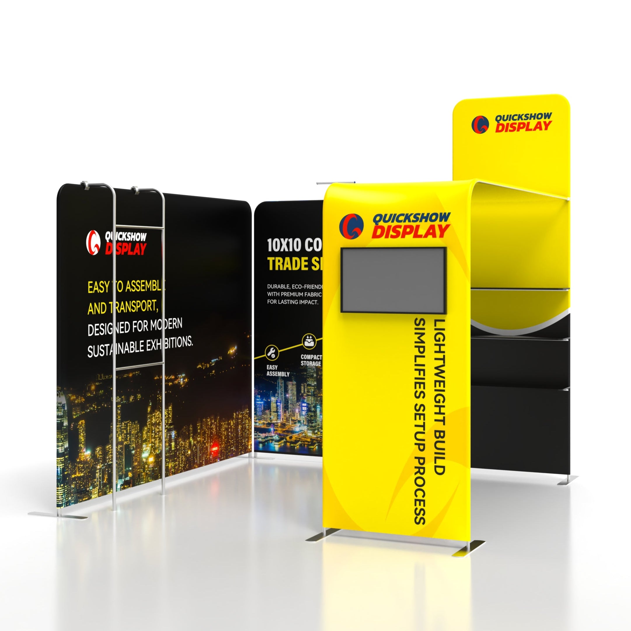 10x10 Corner  Trade Show Booth 02