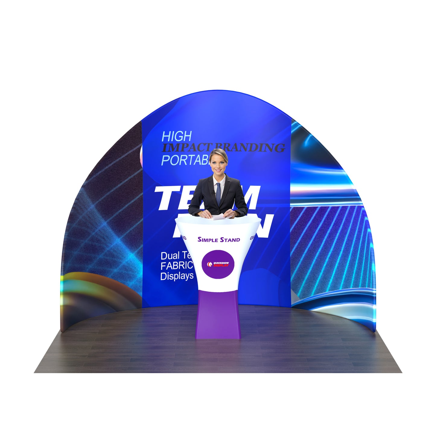 10x10 Inline Trade Show Booth 04