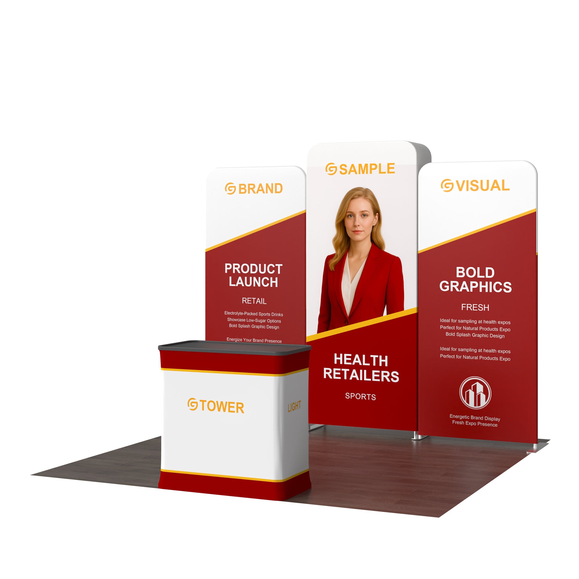 10x10 Inline Trade Show Booth 09