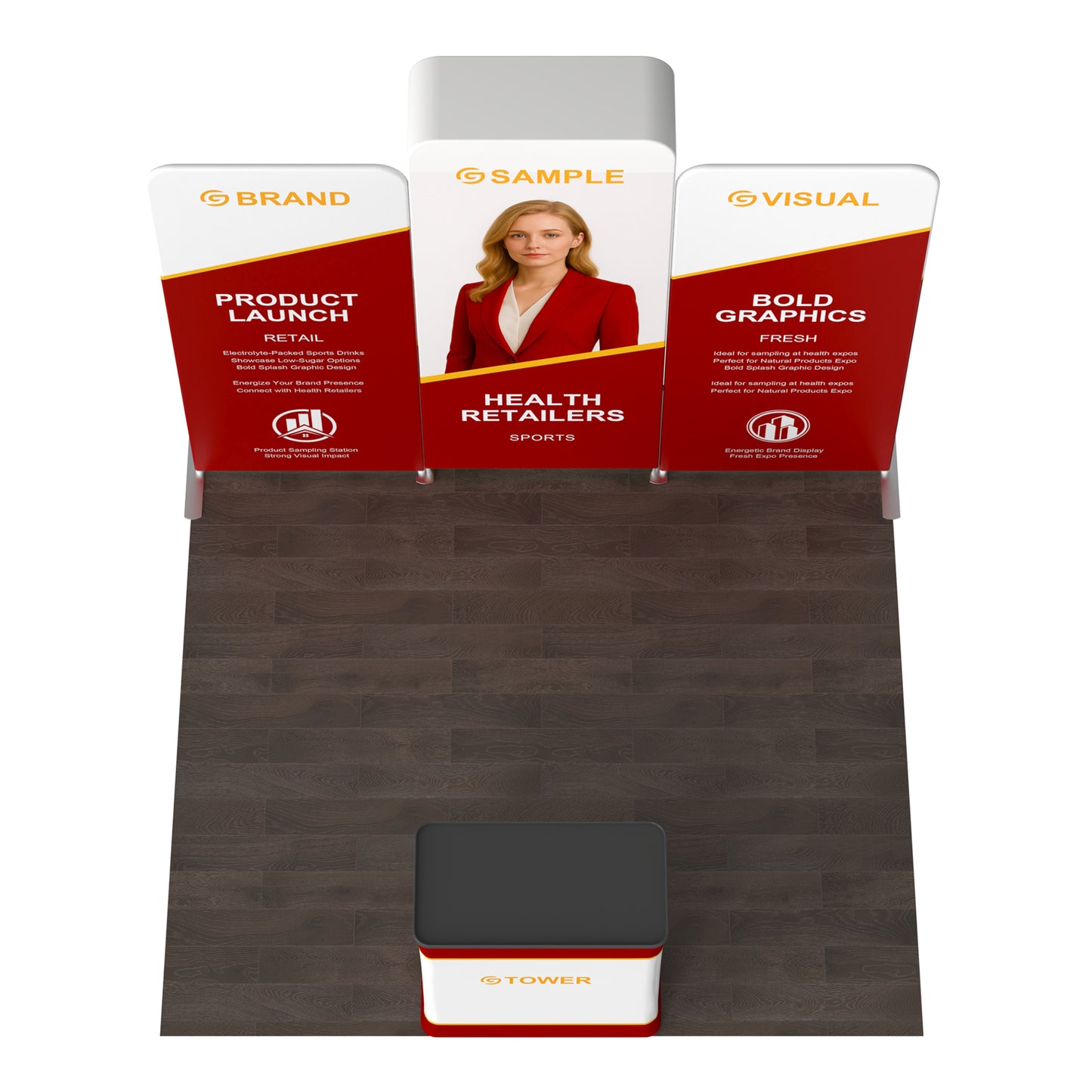 10x10 Inline Trade Show Booth 09