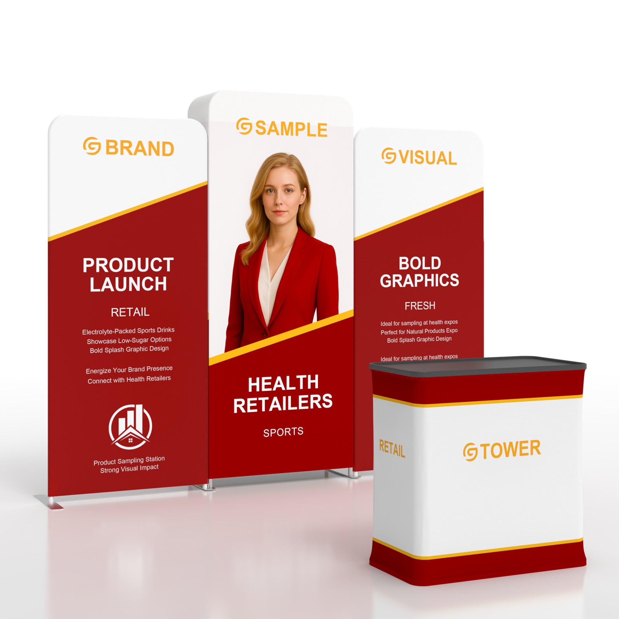 10x10 Inline Trade Show Booth 09