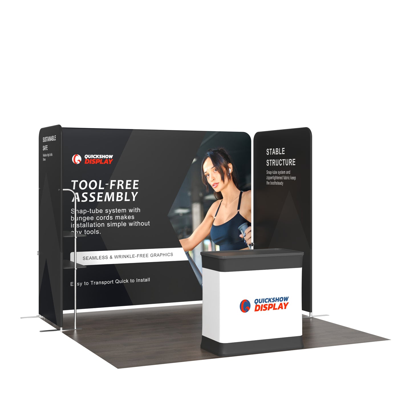 10x10 Inline Trade Show Booth 11