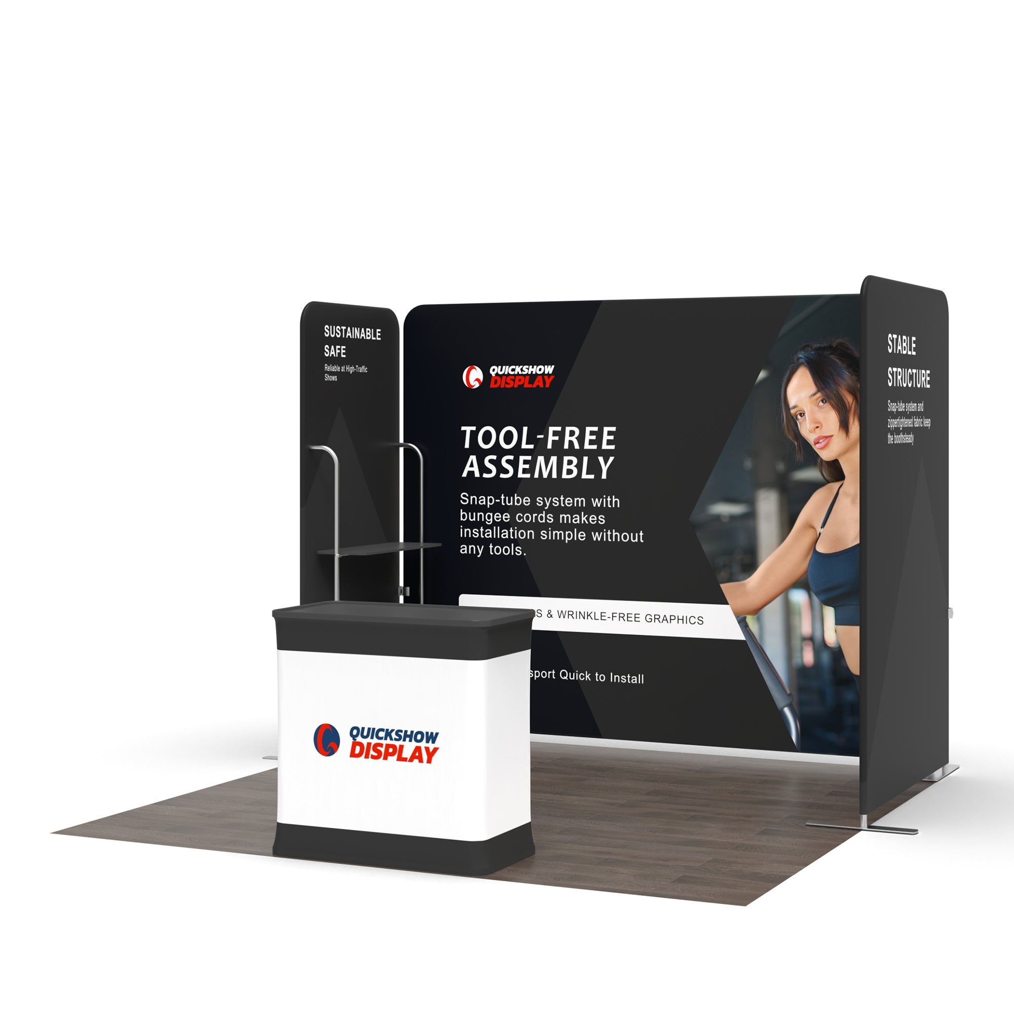 10x10 Inline Trade Show Booth 11