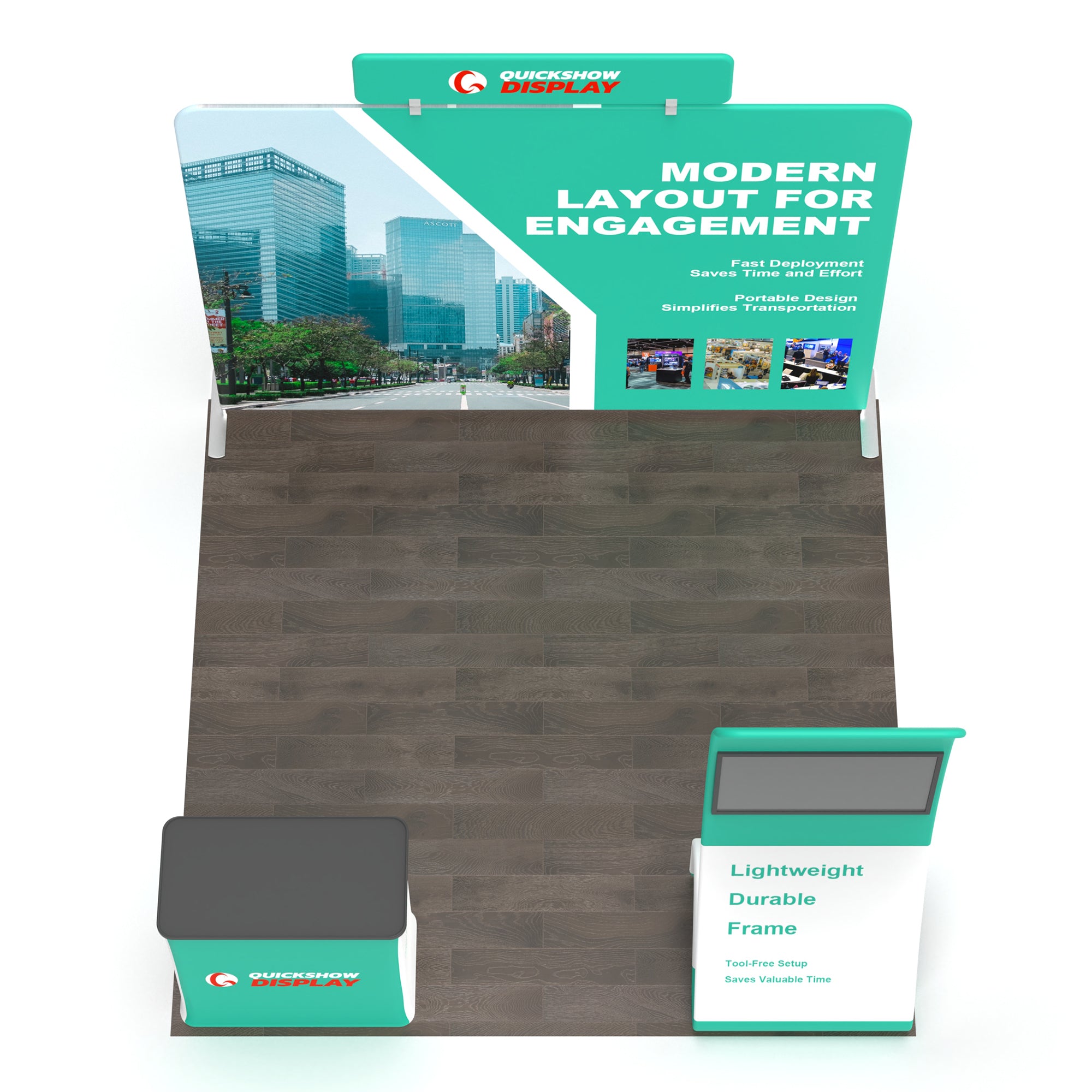 10x10 Inline Trade Show Booth 14