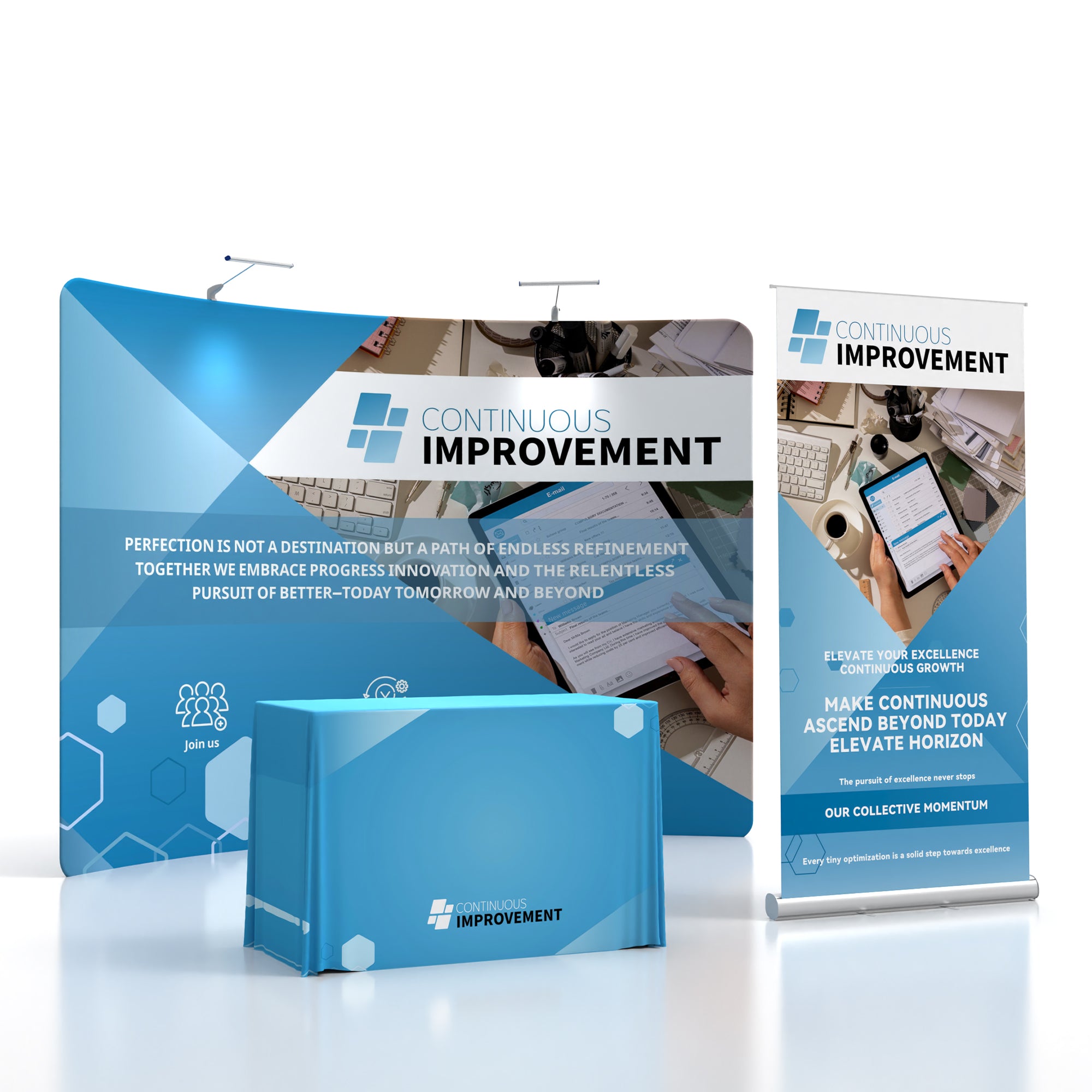 10x10 TenseFlex Trade Show Display Kit B