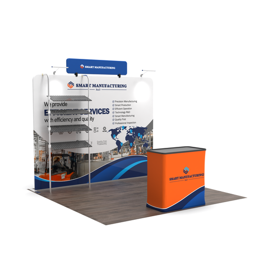 10x10 TenseFlex Trade Show Display - Showcase