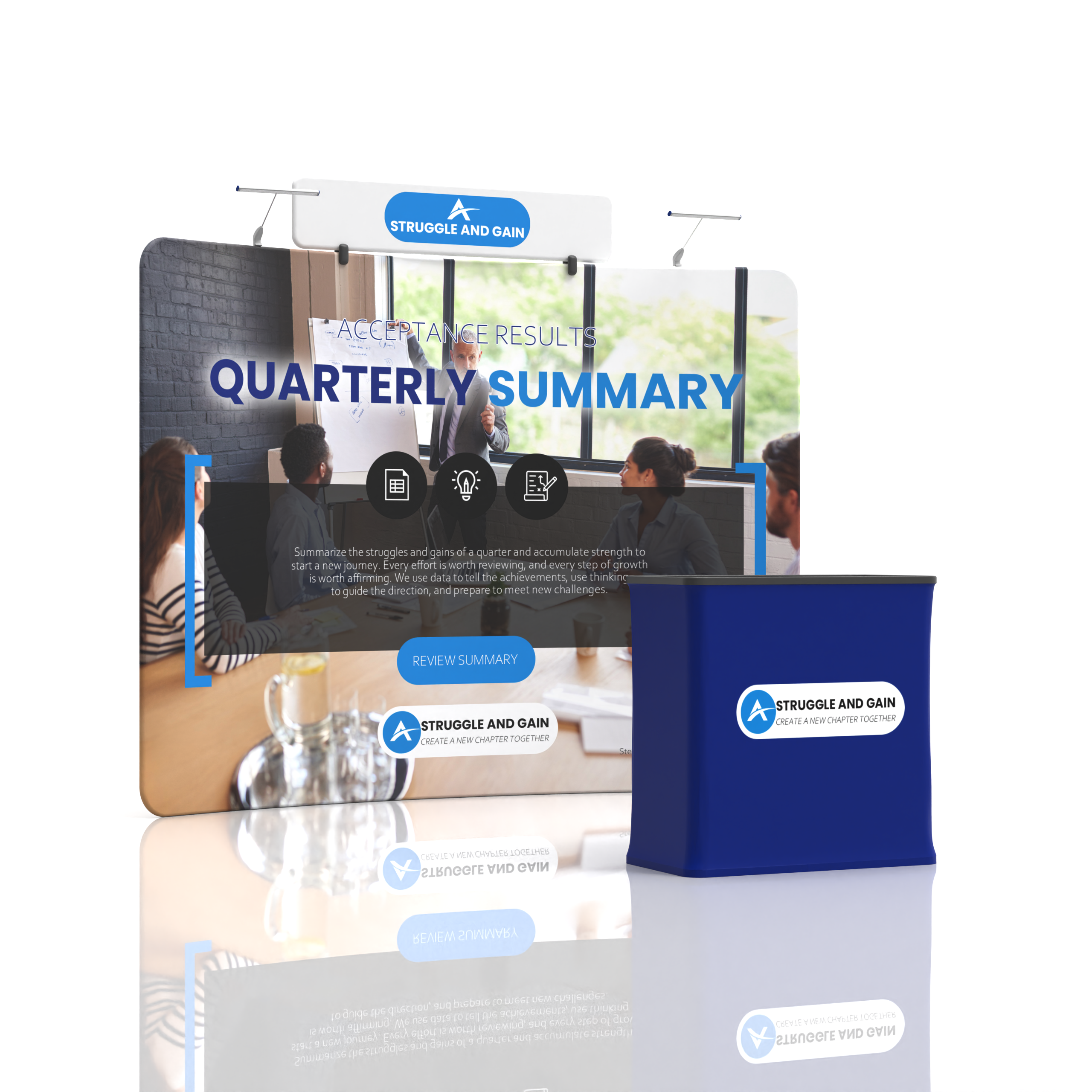 10x10 TenseFlex Curved Trade Show Displays - Header