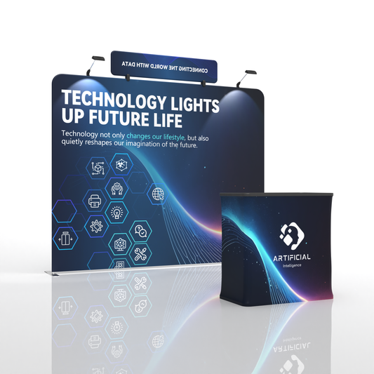 10x10 TenseFlex Flat Trade Show Displays - Header