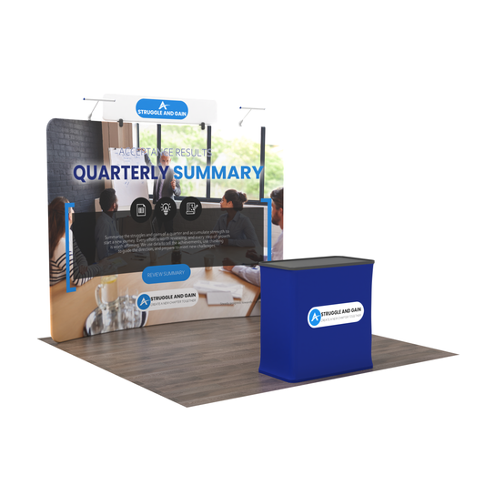 10x10 TenseFlex Curved Trade Show Displays - Header