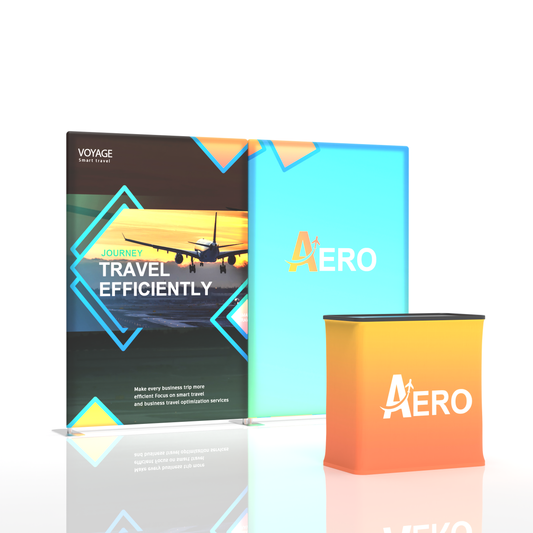 10x10 TenseLight Backlit Trade Show Displays A