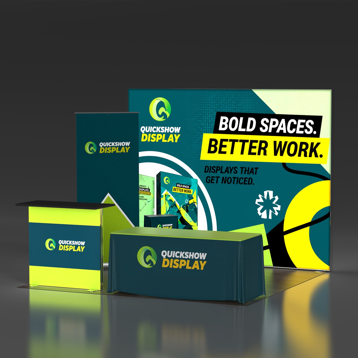 10x10 EdgeLumi™ PRO Modular Backlit SEG Trade Show Booth Display