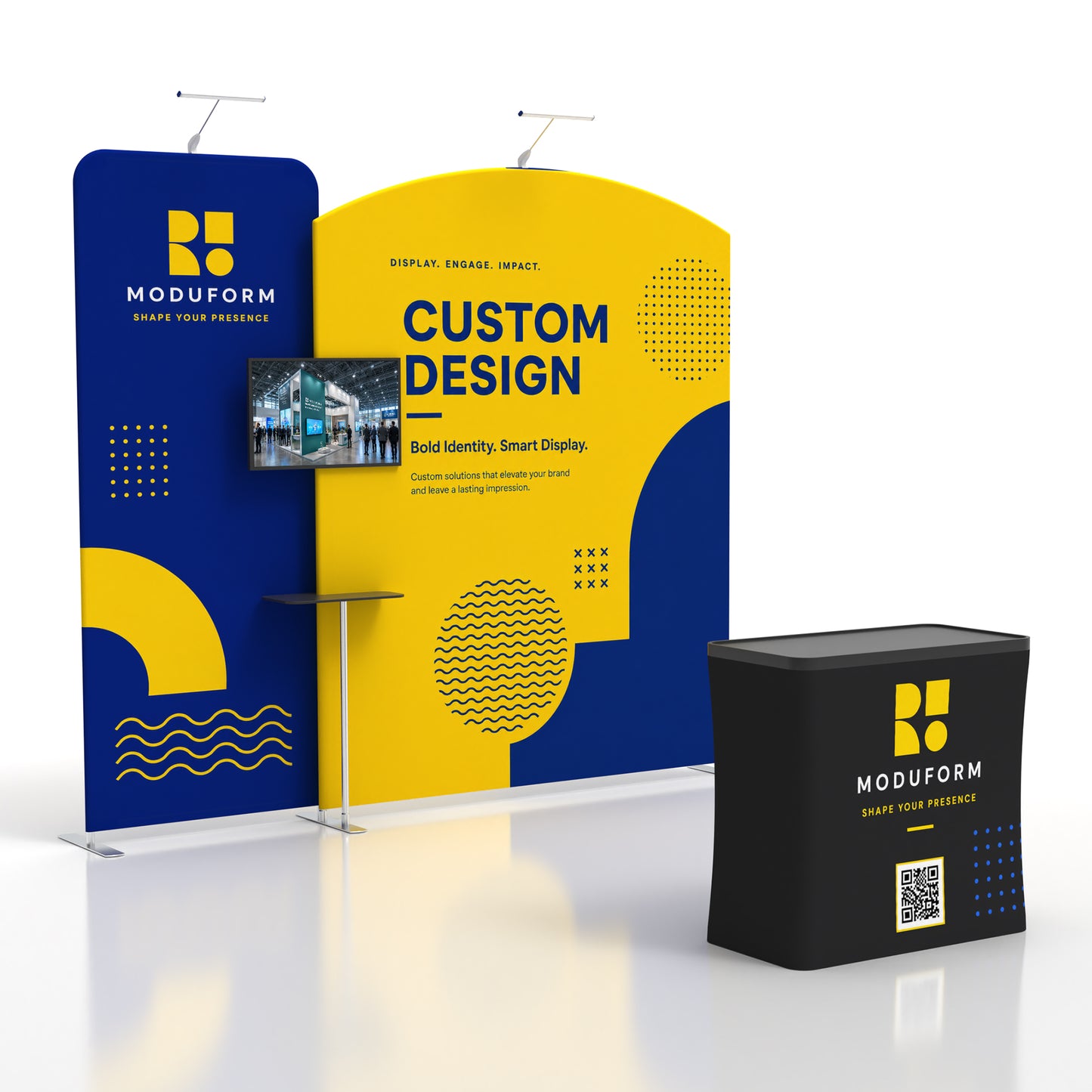 10x10 Media-Ready™ Modular Trade Show Booth Display F