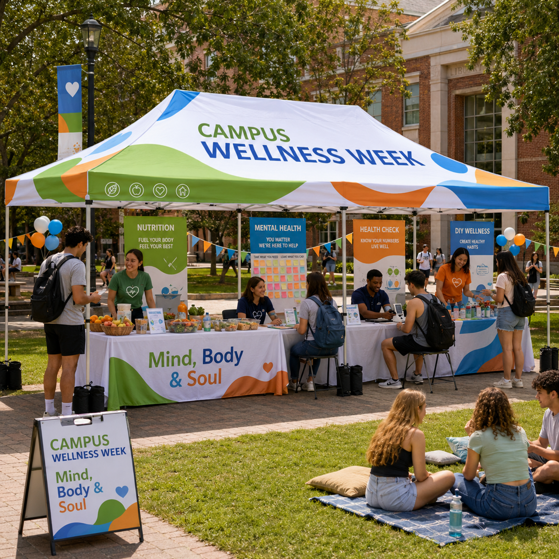 Custom 10x20 Pop Up Canopy Tent, Branded Outdoor Vendor Booth with Logo Printing for Events, Markets & Promotions - QuickShowDisplay