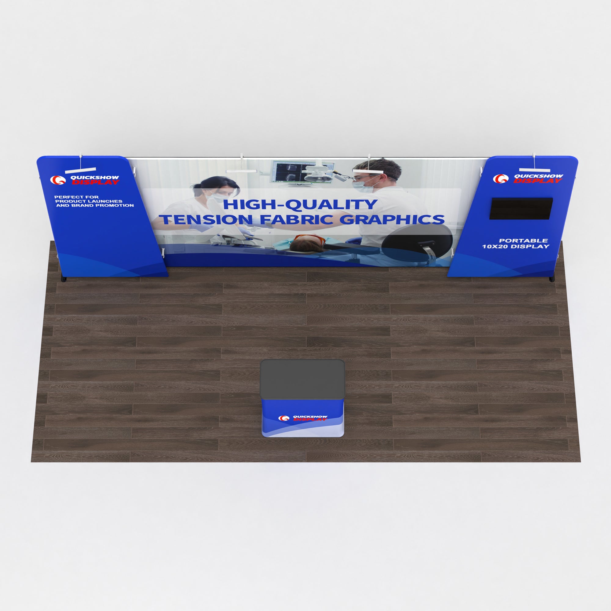 10x20 Trade Show Media Booth 01