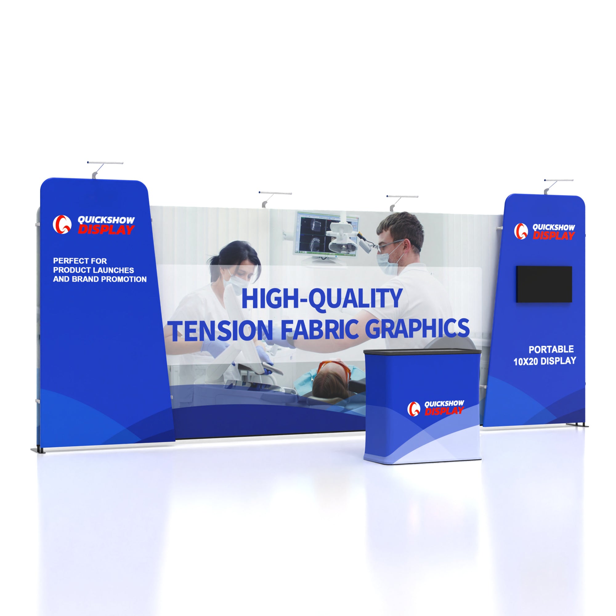 10x20 Trade Show Media Booth 01