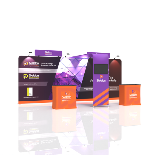 10x20 TenseFlex Media Trade Show Displays - Max