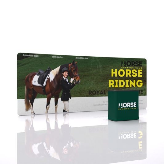 10x20 TenseFlex Trade Show Display - Curved