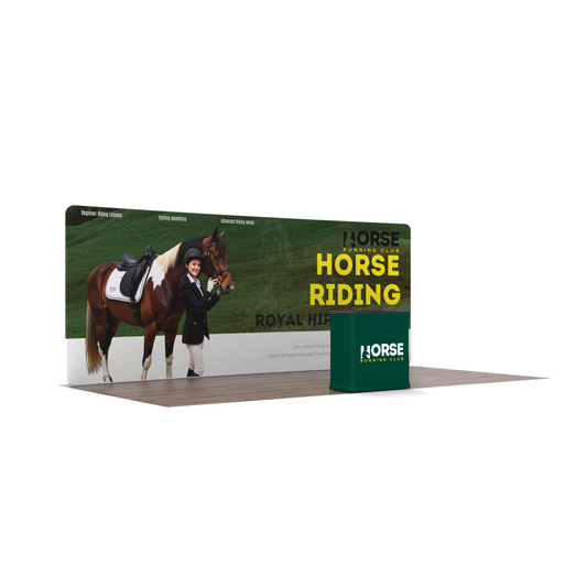 10x20 TenseFlex Trade Show Display - Curved