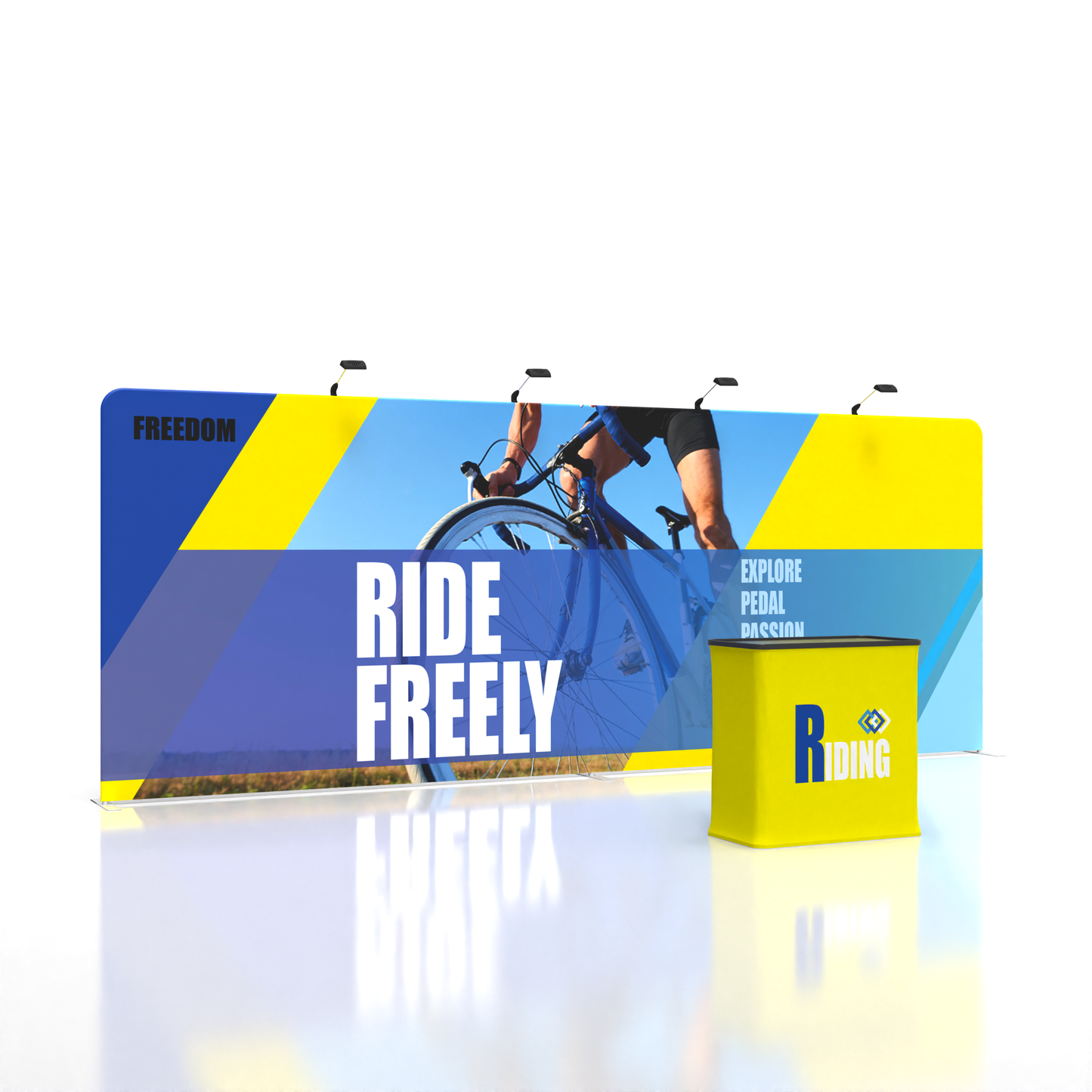 10x20 TenseFlex Trade Show Display - Flat