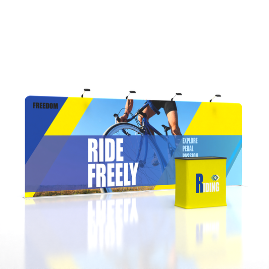 10x20 TenseFlex Trade Show Display - Flat