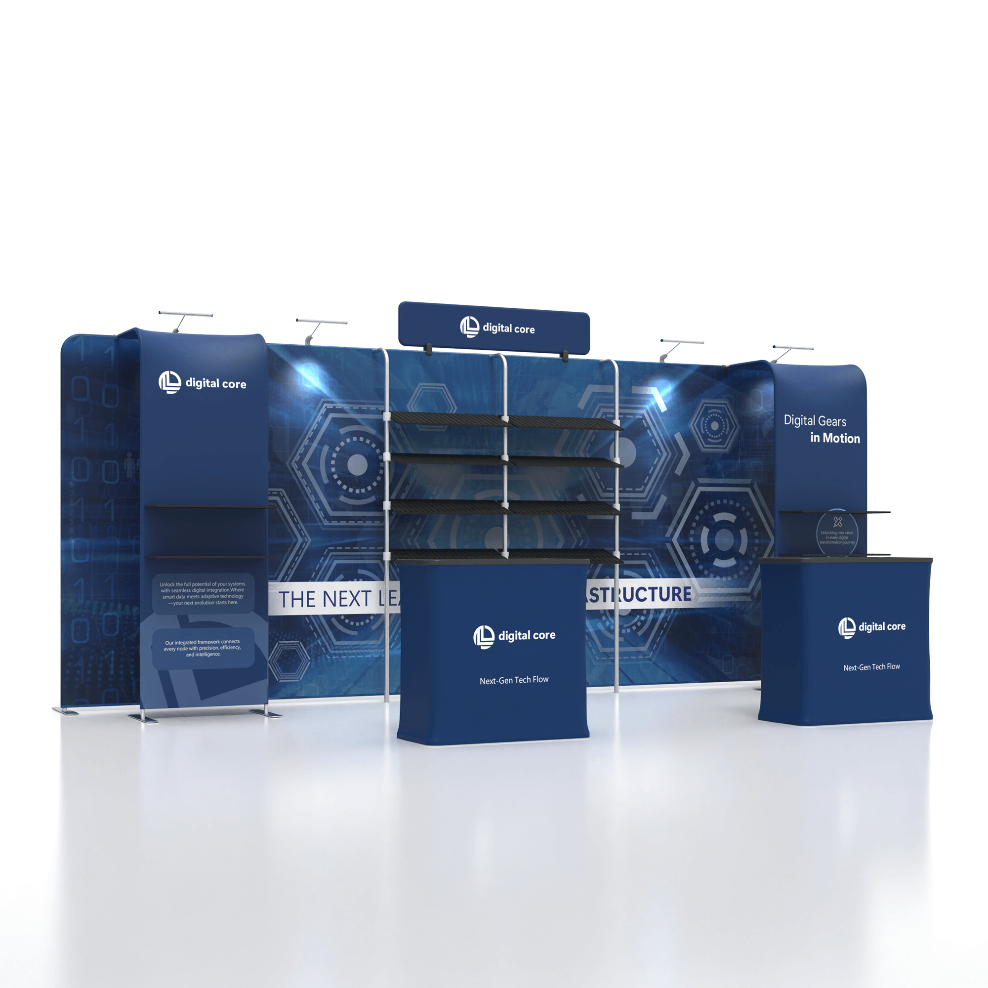 10x20 TenseFlex Trade Show Displays - Pro Max