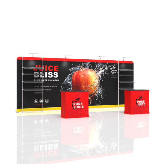 10x20 TenseFlex Trade Show Displays - Showcase