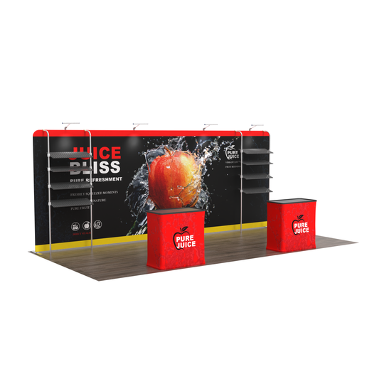 10x20 TenseFlex Trade Show Displays - Showcase