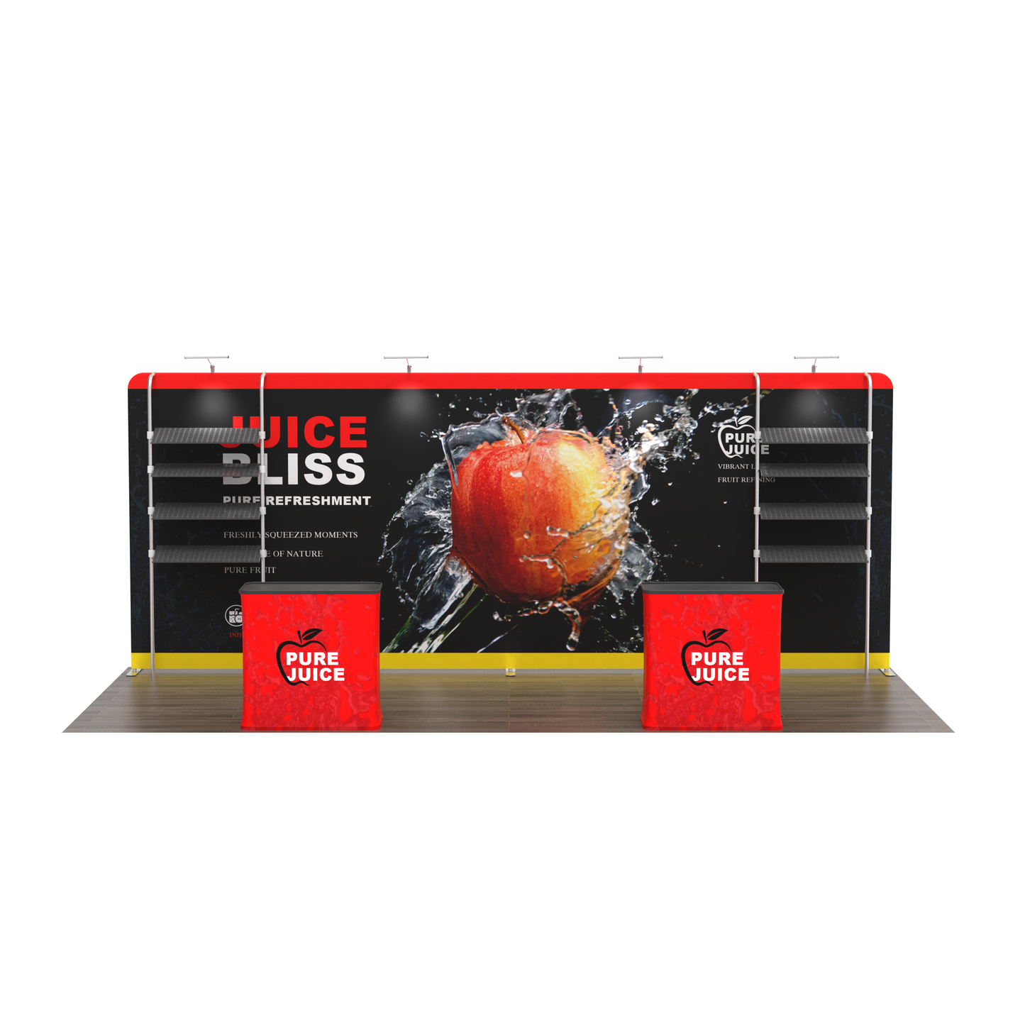 10x20 TenseFlex Trade Show Displays - Showcase