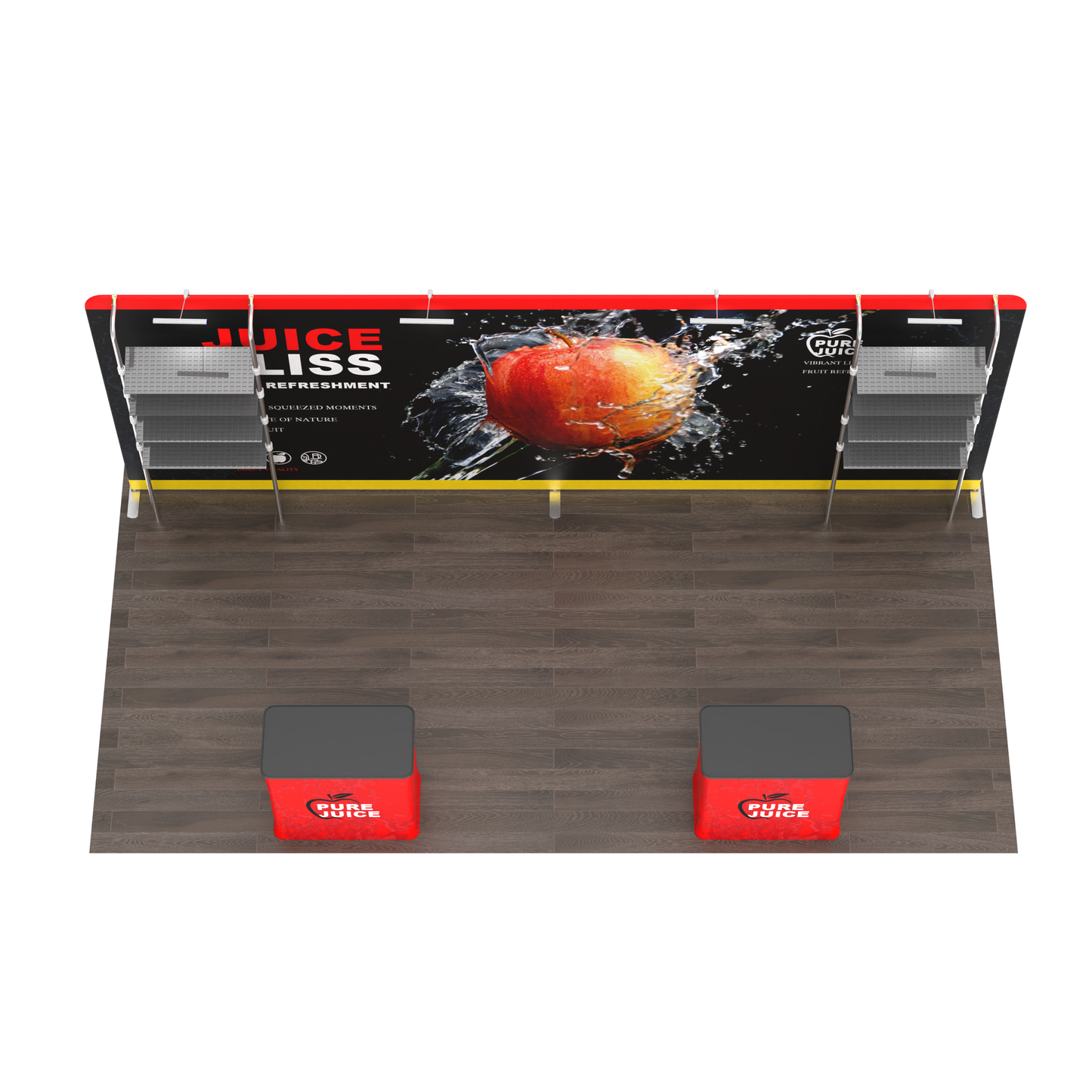 10x20 TenseFlex Trade Show Displays - Showcase