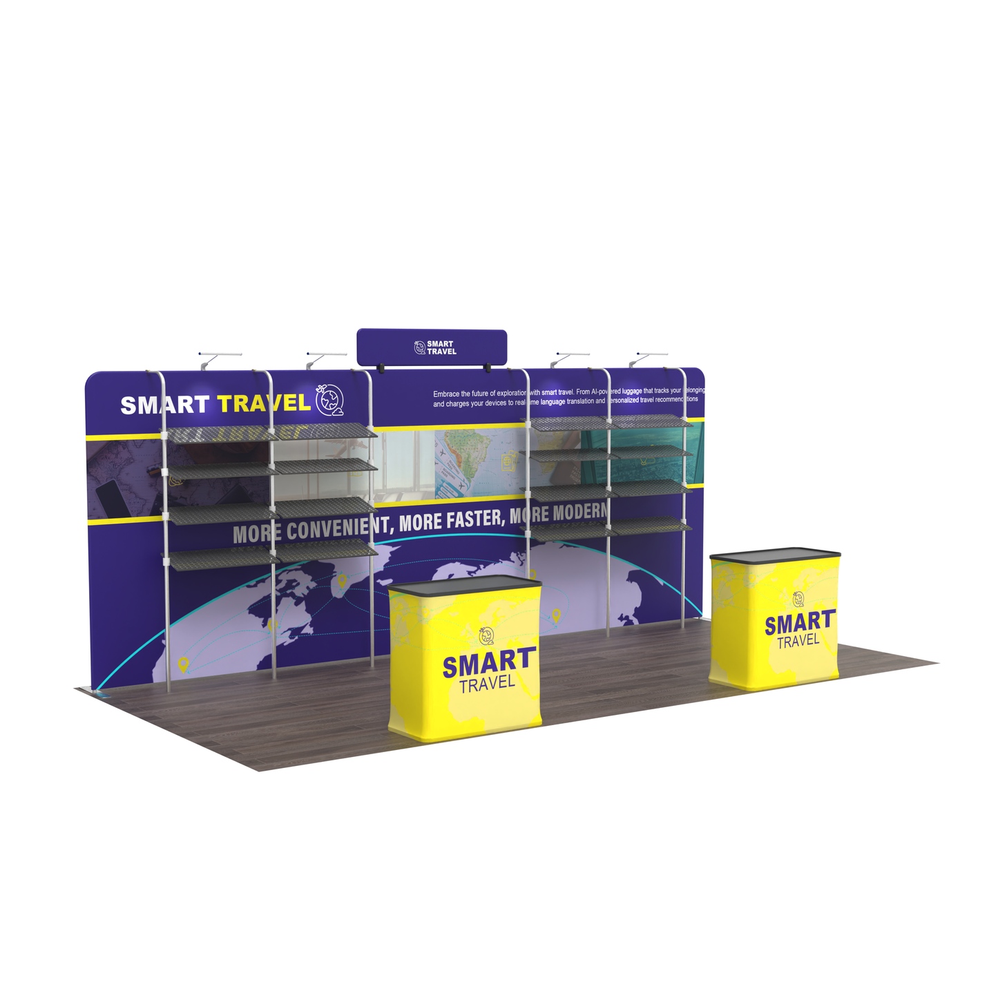 10x20 TenseFlex Trade Show Displays - Show Max