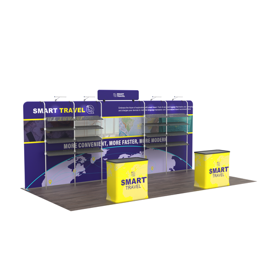 10x20 TenseFlex Trade Show Displays - Show Max