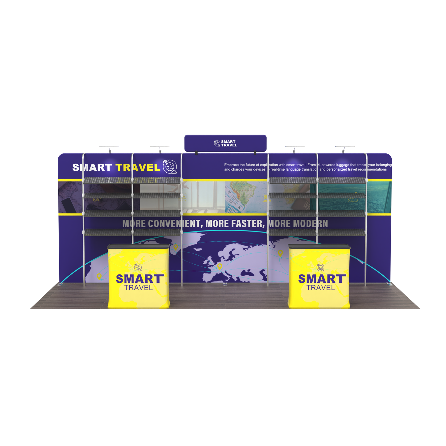10x20 TenseFlex Trade Show Displays - Show Max