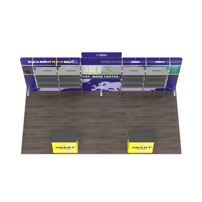 10x20 TenseFlex Trade Show Displays - Show Max