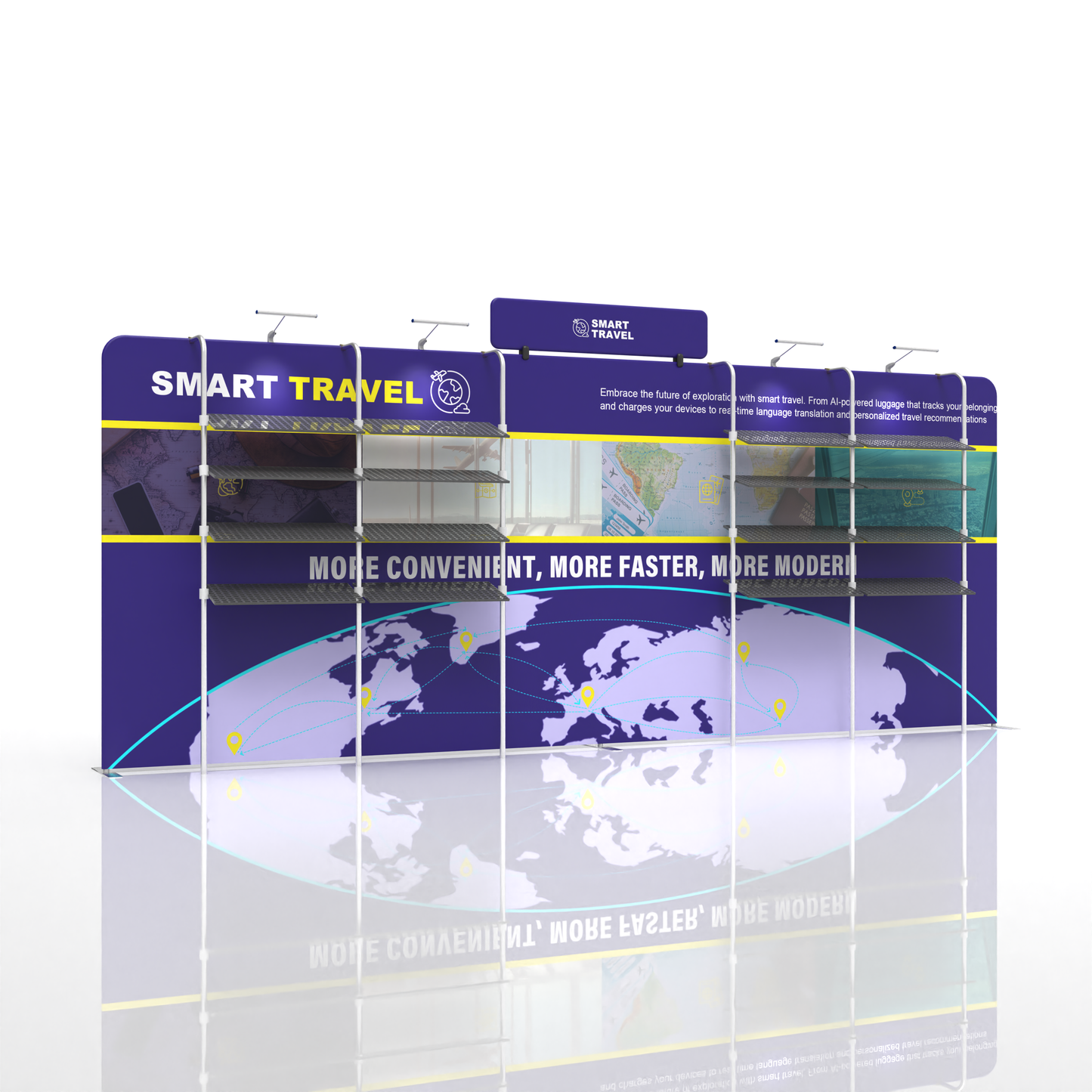 10x20 TenseFlex Trade Show Displays - Show Max